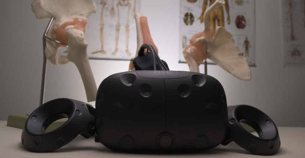 HTC Vive VR Headset With Medical Templates