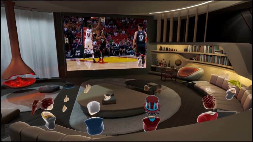 Watching TV in VR