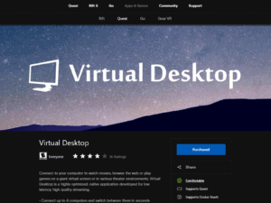 virtual desktop oculus quest