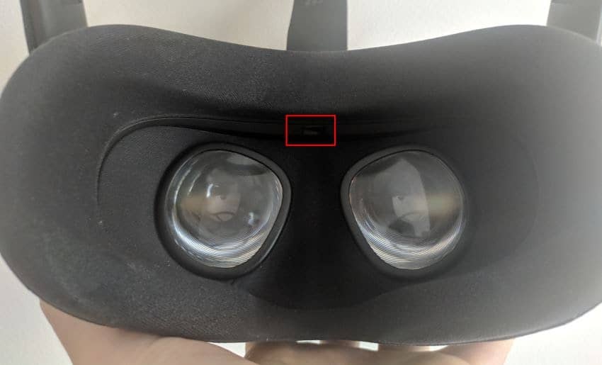 Oculus Quest Proximity Sensor Location