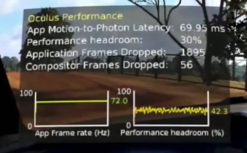 Oculus Performance Summary Overlay