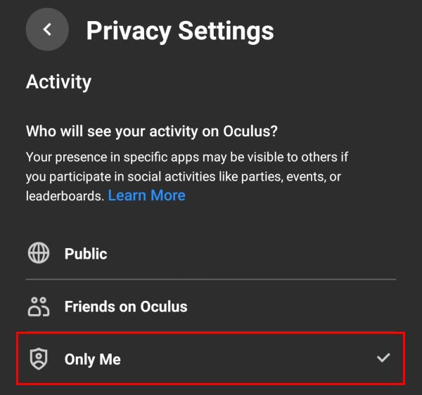 Appear Offline in Quest 2 Using Mobile App